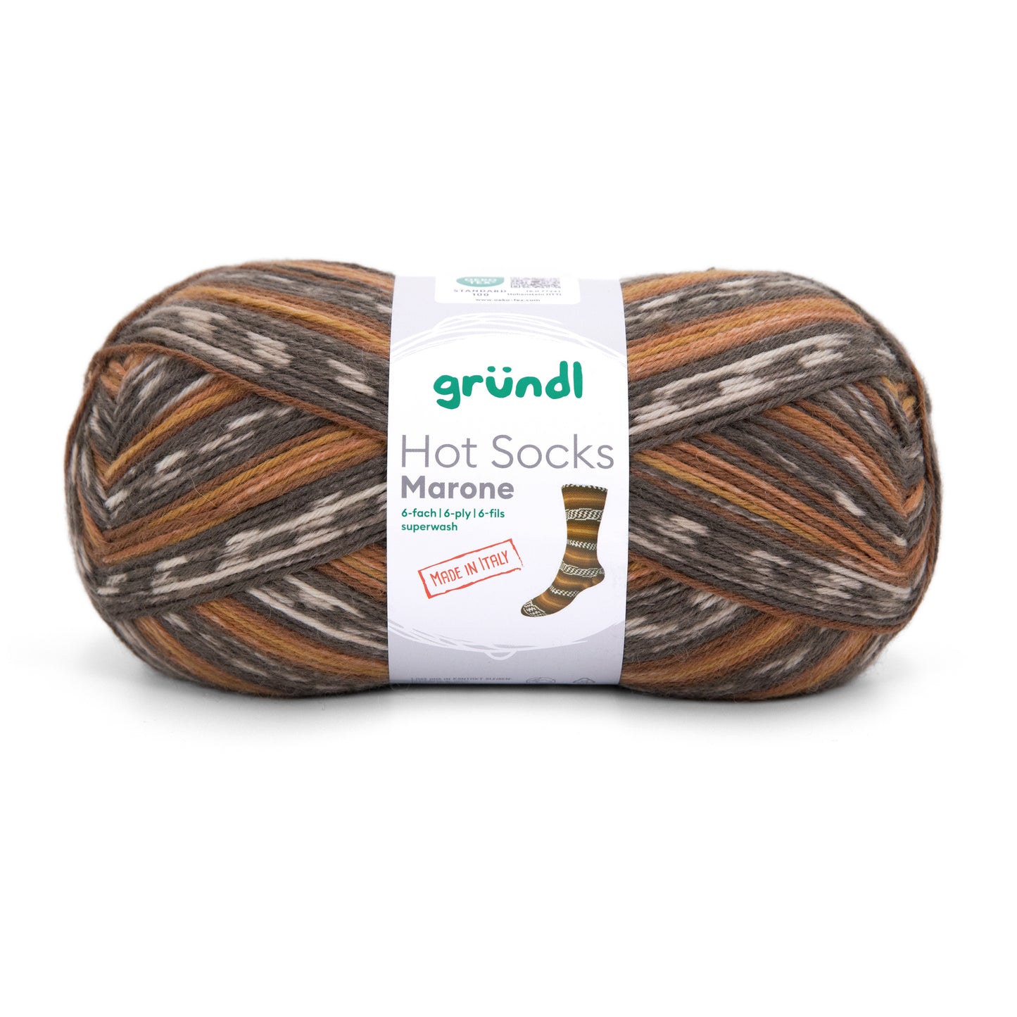GRUNDL HOT SOCKS MARONE 6