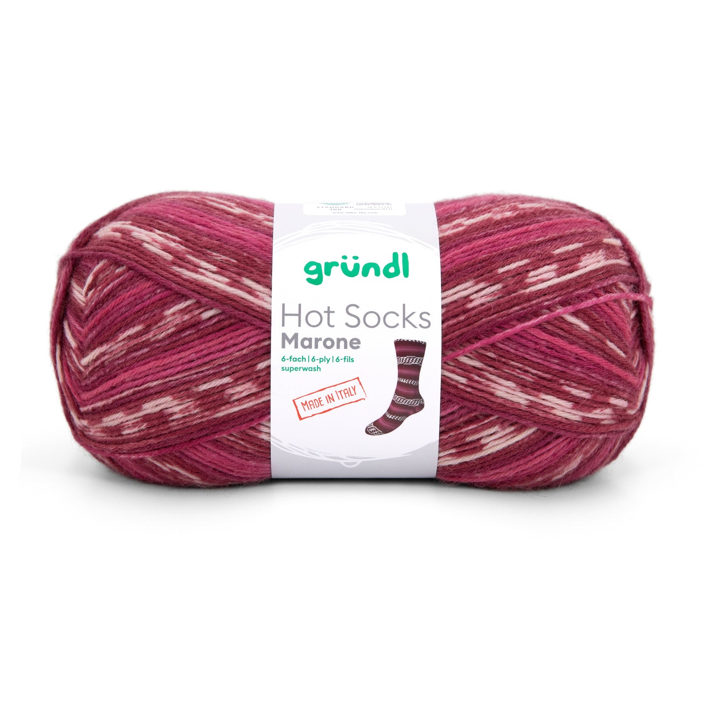 GRUNDL HOT SOCKS MARONE 6