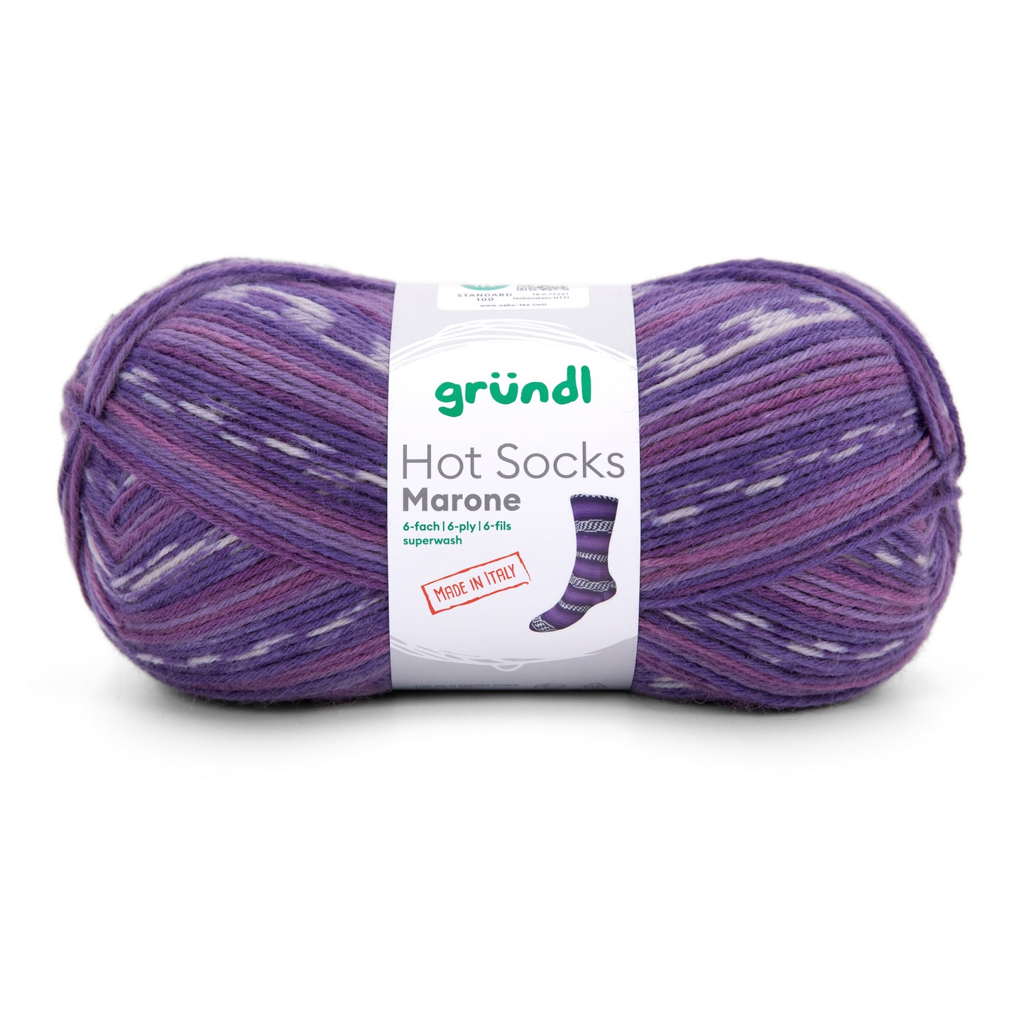 GRUNDL HOT SOCKS MARONE 6