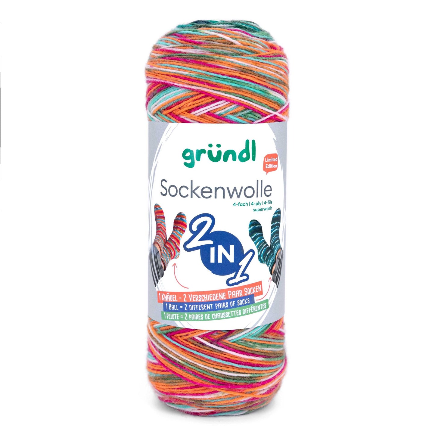 Grundl Sockenwolle 2 in 1