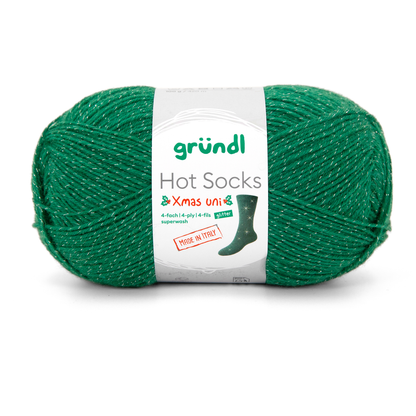 Grundl Hot socks Xmas 4 glitter ( ar spīdumu )
